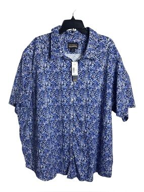 NWT Daniel Cremieux Performance 3XB 3X Sporty Short Sleeve Button Down